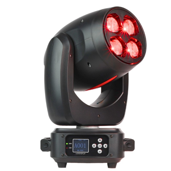 LIGHT4ME RED LINE WASH 4x40W glowica ruchoma LED oswietlenie