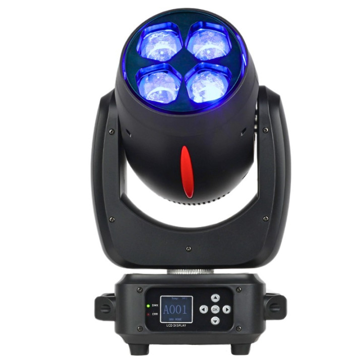 LIGHT4ME RED LINE WASH 4x40W glowica ruchoma LED oswietlenie