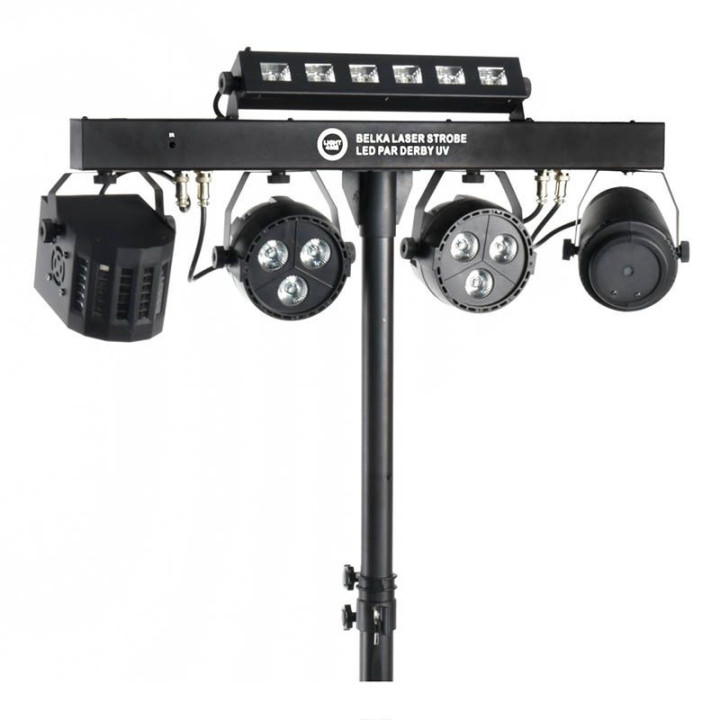 LIGHT4ME belka laser strobe LED PAR derby UV multiefekt swie