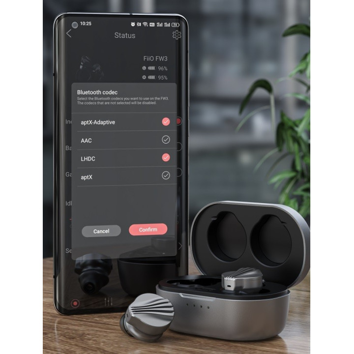 FIIO FW3 Black sluchawki TWS dokanalowe