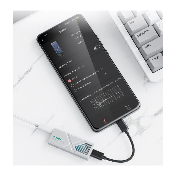 FIIO KA13 Black wzmacniacz sluchawkowy DAC lightning / USB-C