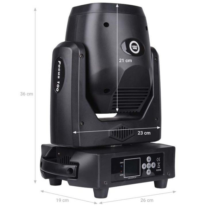 LIGHT4ME Focus 100 spot pryzma glowica ruchoma LED