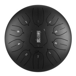 HLURU HUASHU Lotus tongue drum 10" 11 ton Charcoal