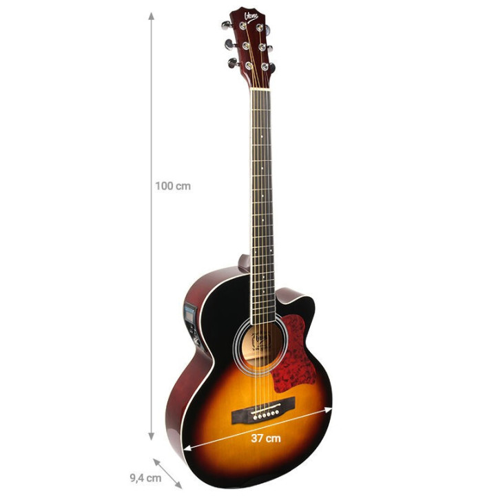Gitara elektroakustyczna + wzmacniacz gitarowy zestaw SUNBUR