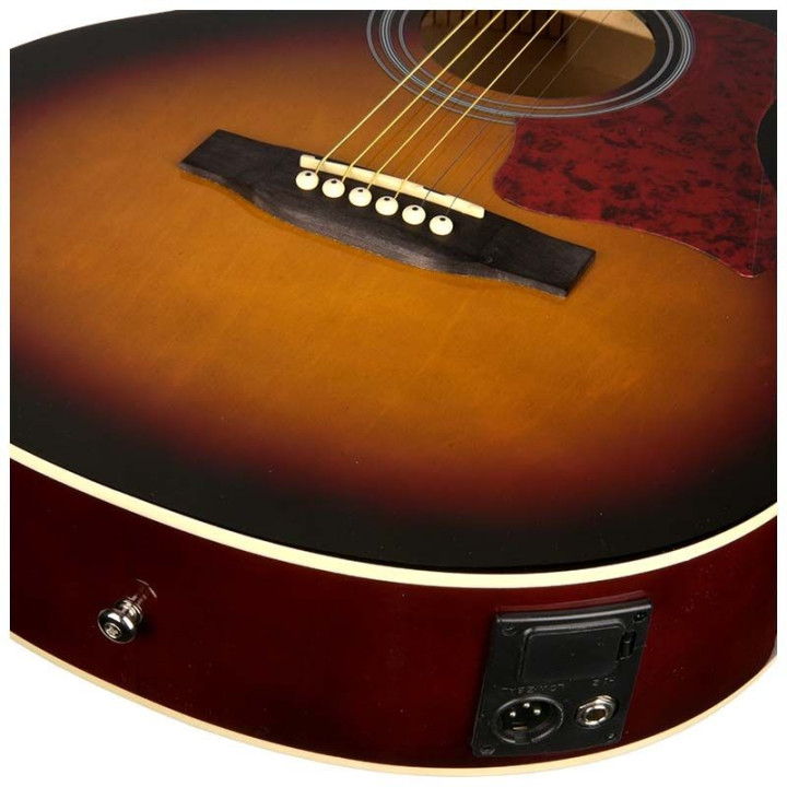 Gitara elektroakustyczna + wzmacniacz gitarowy zestaw SUNBUR