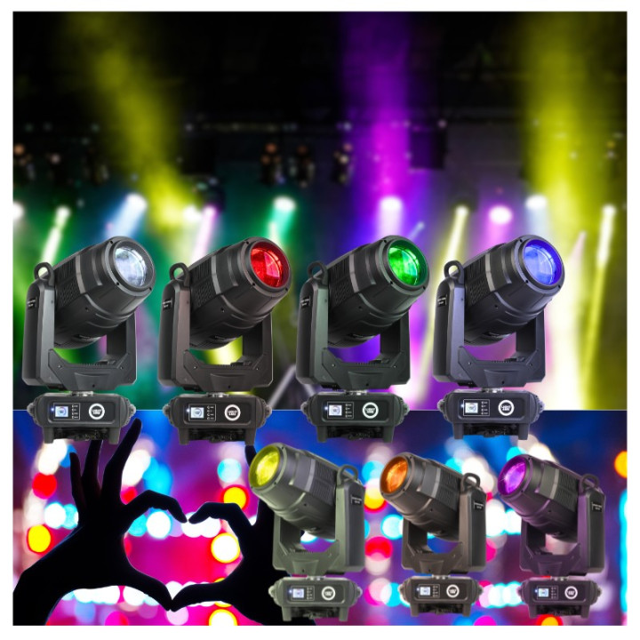 LIGHT4ME VENOM HYBRID 450 CMY glowica ruchoma LED hybryda sp