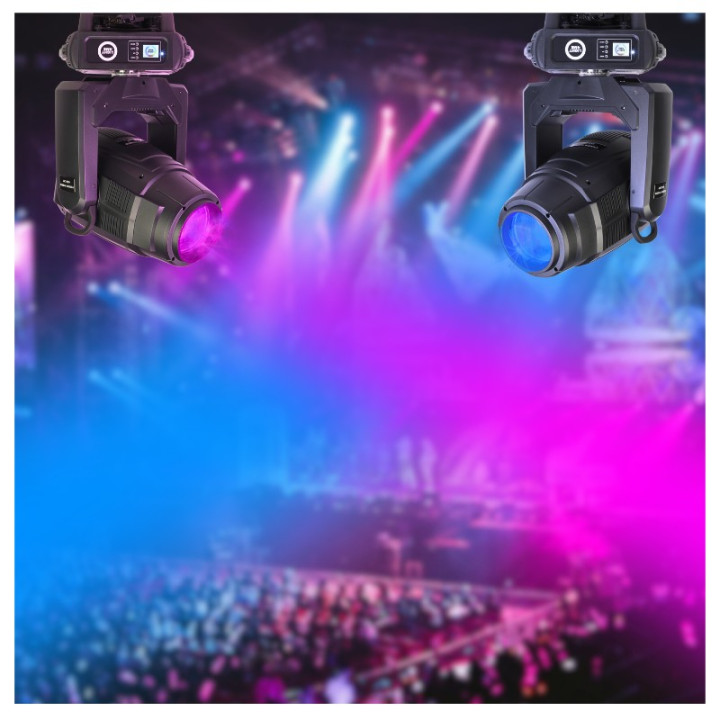 LIGHT4ME VENOM HYBRID 450 CMY glowica ruchoma LED hybryda sp