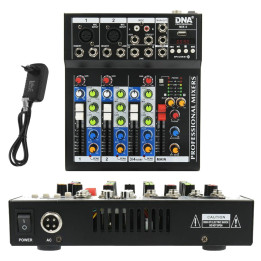 DNA MIX 4 mikser audio USB MP3 analogowy 4 kanaly