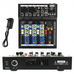 DNA MIX 4 mikser audio USB MP3 analogowy 4 kanały