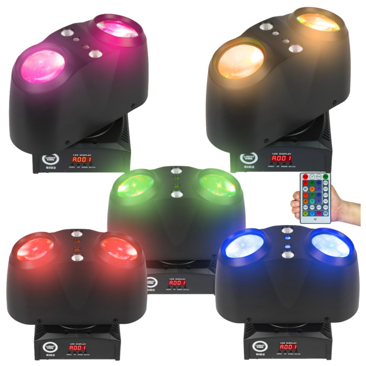 LIGHT4ME SID2 multiefekt swietlny LED 4w1 efekt beam RGBW la