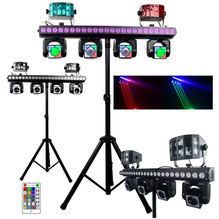 LIGHT4ME MT BAR 3 zestaw oswietleniowy multiefekt swietlny 4