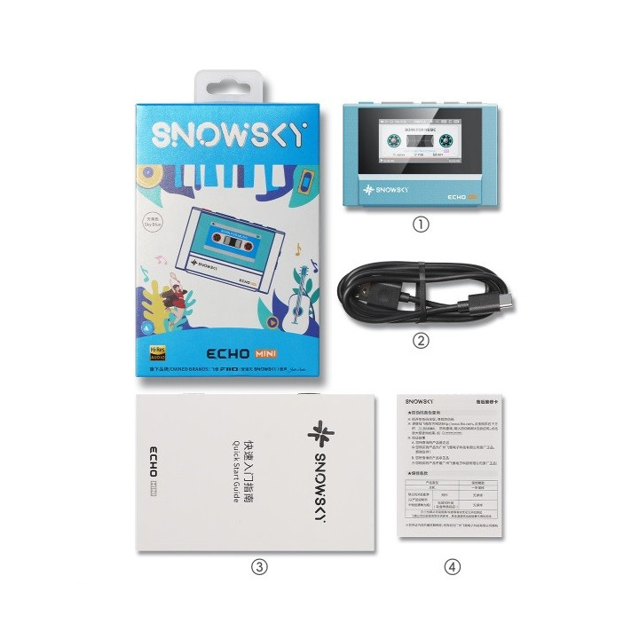 FIIO SNOWSKY ECHO MINI Przenosny odtwarzacz Hi-Res rózowy