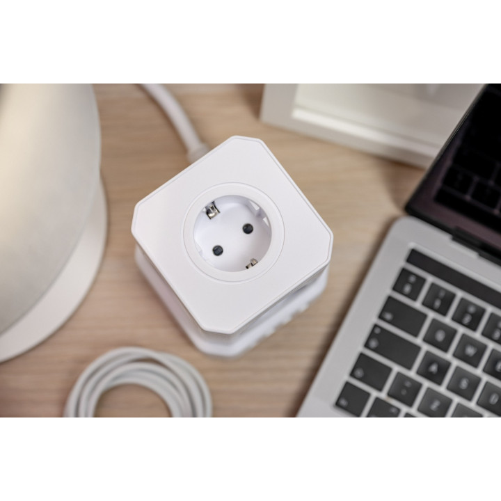 NEWELL NL4387 Kostka zasilajaca GaN Power Cube 9w1 biala