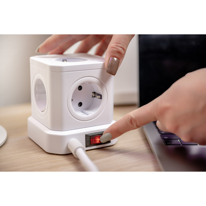 NEWELL NL4387 Kostka zasilajaca GaN Power Cube 9w1 biala