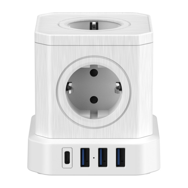 NEWELL NL4387 Kostka zasilajaca GaN Power Cube 9w1 biala