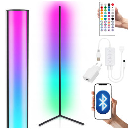 LIGHT4ME WALL POLE 1 narozna lampa podlogowa RGB LED biala p