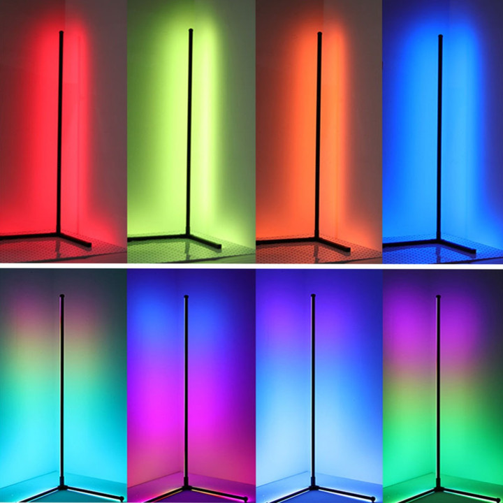 LIGHT4ME WALL POLE 1 narozna lampa podlogowa RGB LED biala p