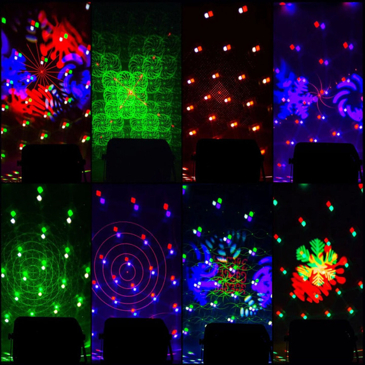 LIGHT4ME PARTY V multiefekt swietlny LED RGBW-UV 6w1