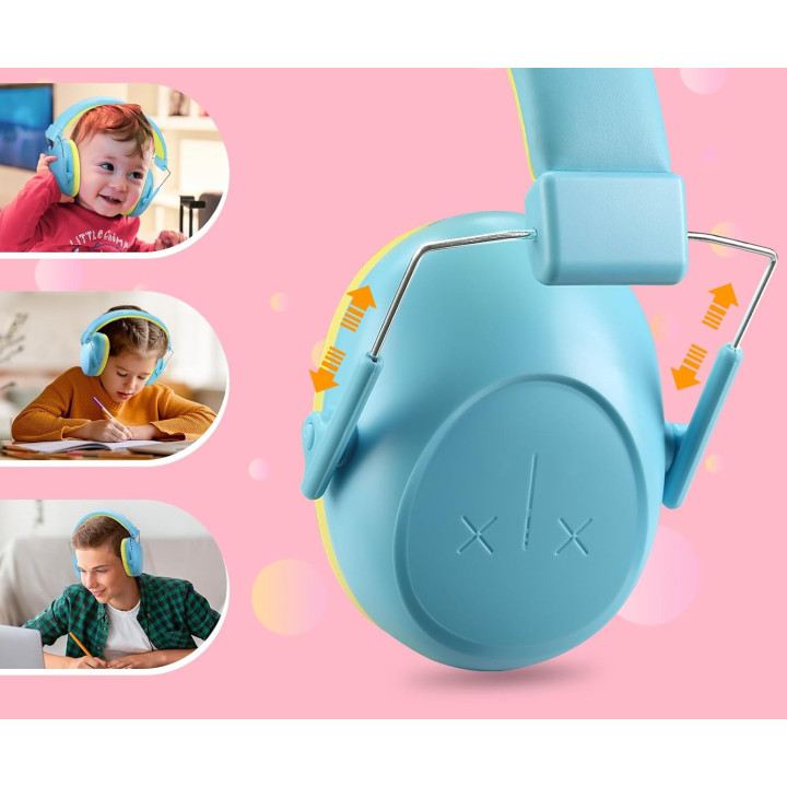 FONOTE EARMUFFS BLUE Nauszniki ochronne niebieskie