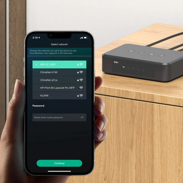 ARYLIC S10+ odtwarzacz sieciowy Wi-Fi Bluetooth