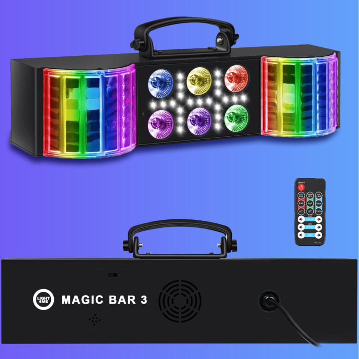LIGHT4ME MAGIC BAR 3 multiefekt swietlny RGBW 3w1 efekt par
