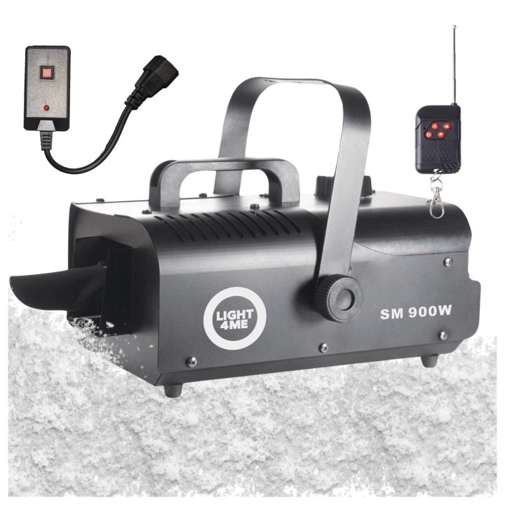 LIGHT4ME SM 900W wytwornica maszyna do sniegu + pilot bezprz