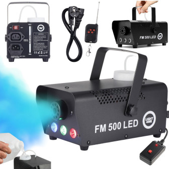 LIGHT4ME FM 500 LED RGB V2 wytwornica dymu mgły + pilot bezprzewodowy