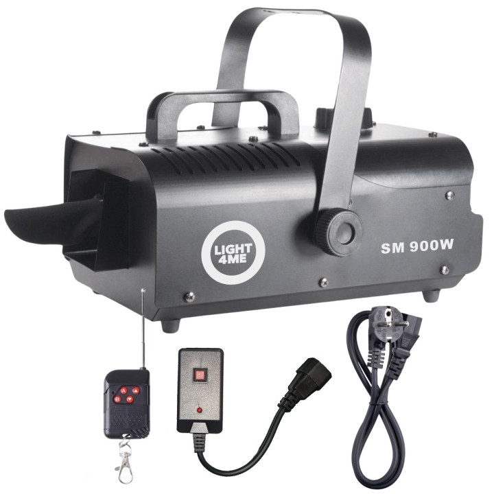 LIGHT4ME SM 900W wytwornica maszyna do sniegu + pilot bezprz