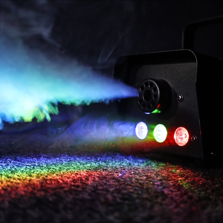 LIGHT4ME FM 500 LED RGB V2 wytwornica dymu mgly + pilot bezp