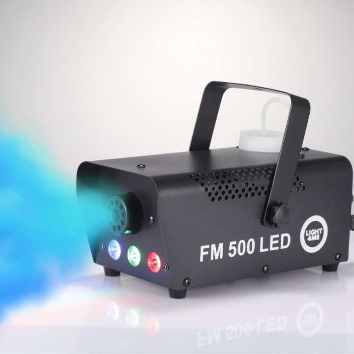 LIGHT4ME FM 500 LED RGB V2 wytwornica dymu mgly + pilot bezp