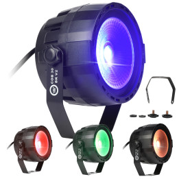 LIGHT4ME COB 30 BK V2 reflektor par oswietlenie sceniczne ef