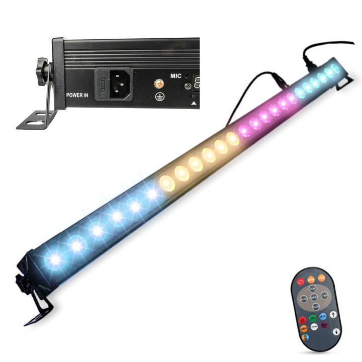 LIGHT4ME DECO BAR 24 RGBA IR listwa oswietleniowa belka LED