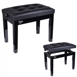 V-TONE ŁAWA 1 BK ława do pianina fortepianu CZARNA