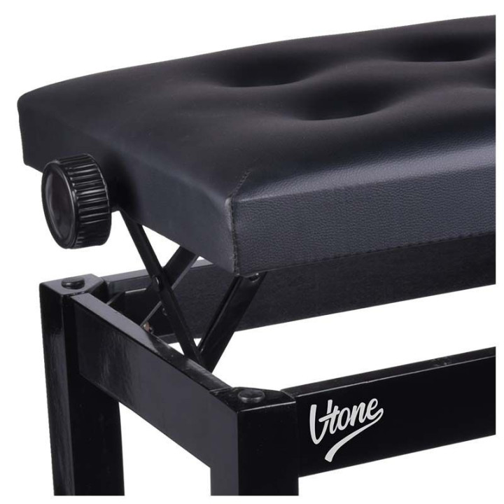 V-TONE ŁAWA 1 BK ława do pianina fortepianu CZARNA