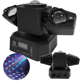 LIGHT4ME MADNESS 4IN1 multiefekt świetlny LED RGBW efekt beam laser