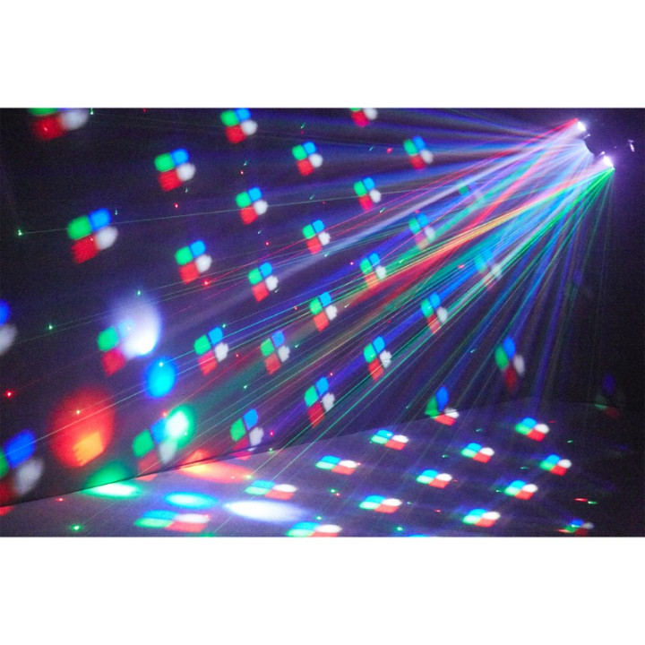 LIGHT4ME MADNESS 4IN1 multiefekt świetlny LED RGBW efekt beam laser