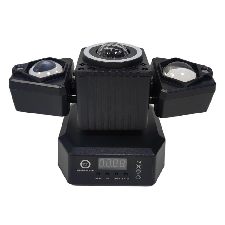 LIGHT4ME MADNESS 4IN1 multiefekt świetlny LED RGBW efekt beam laser