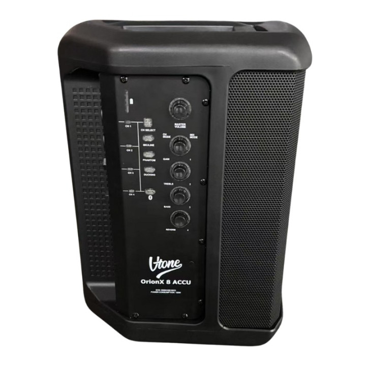 V-TONE OrionX 8 ACCU akumulatorowa kolumna aktywna czarna 8" Bluetooth