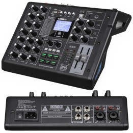 DNA MIX-EFF 4 analogowy mikser dźwięku 4 kanały USB MP3 Bluetooth