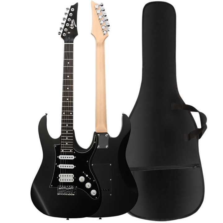 V-TONE EGA 39 MBK gitara elektryczna 4/4 stratocaster 39" HSS zestaw