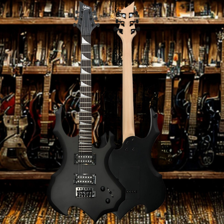 V-TONE EGS 39 MBK gitara elektryczna 4/4 czarny mat 39" HH zestaw
