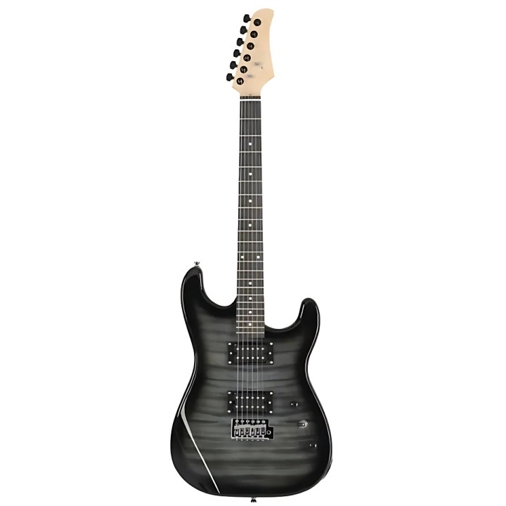 V-TONE EGW 39 GY gitara elektryczna 4/4 stratocaster 39" HH zestaw