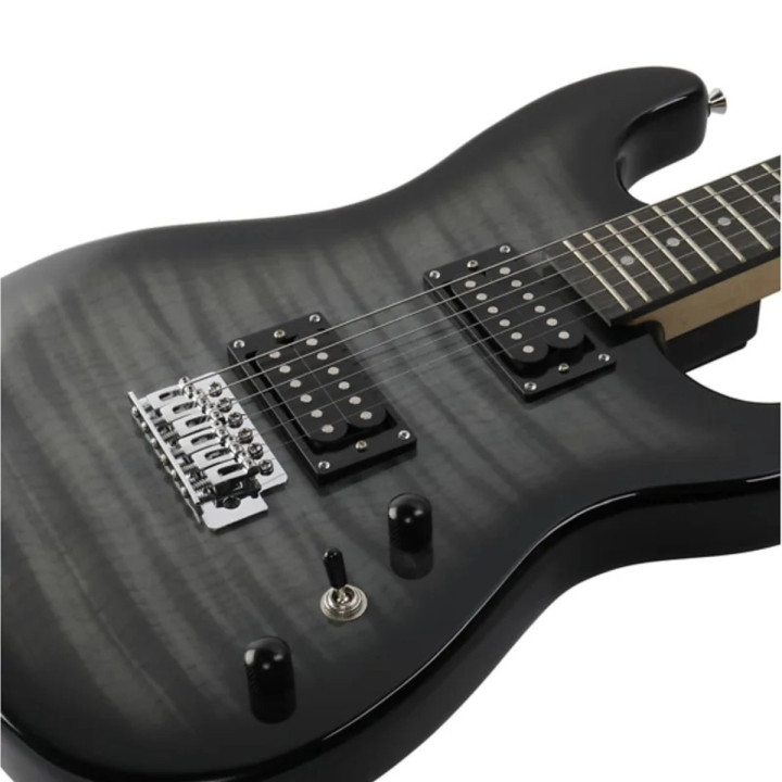 V-TONE EGW 39 GY gitara elektryczna 4/4 stratocaster 39" HH zestaw