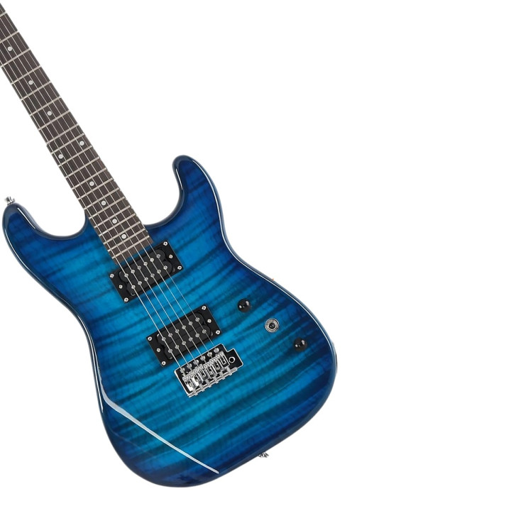 V-TONE EGW 39 BL gitara elektryczna 4/4 stratocaster 39" HH zestaw