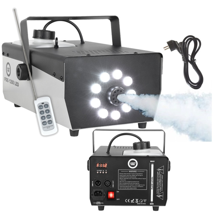 LIGHT4ME FOG 1200 LED V2 wytwornica dymu mgly pilot