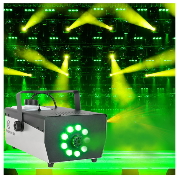 LIGHT4ME FOG 1200 LED V2 wytwornica dymu mgly pilot