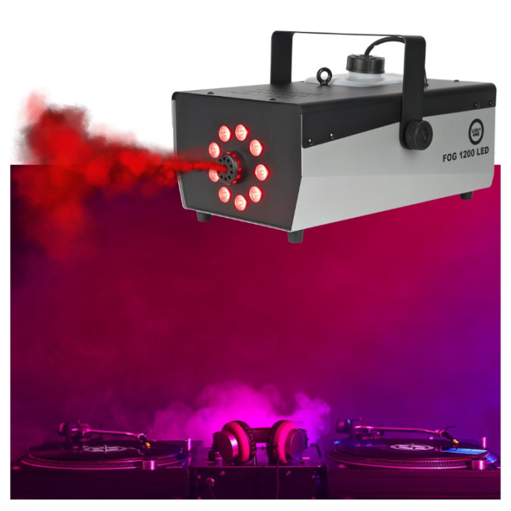 LIGHT4ME FOG 1200 LED V2 wytwornica dymu mgly pilot