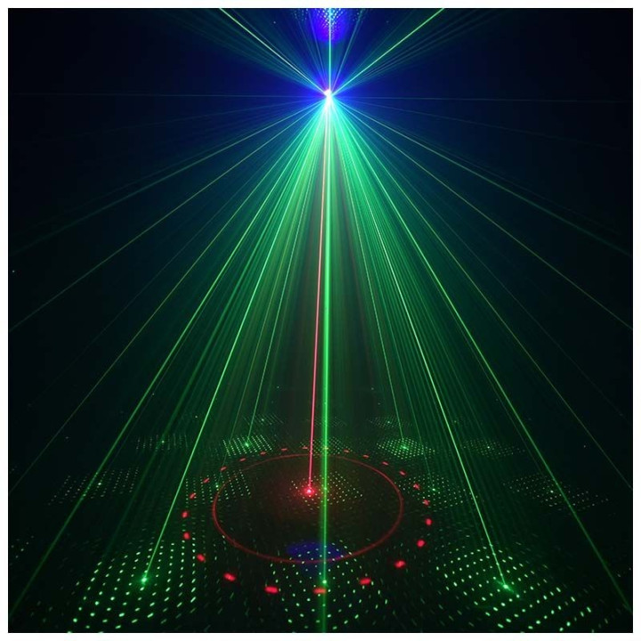 LIGHT4ME PARTY LIGHT 1 efekt LED oświetlenie disco laser UV +pilot