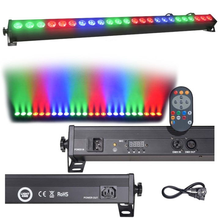LIGHT4ME DECO BAR 24 RGB IR listwa belka LED + pilot