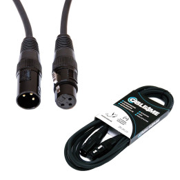 CABLE4ME kabel DMX 3Pin 2m przewód do świateł